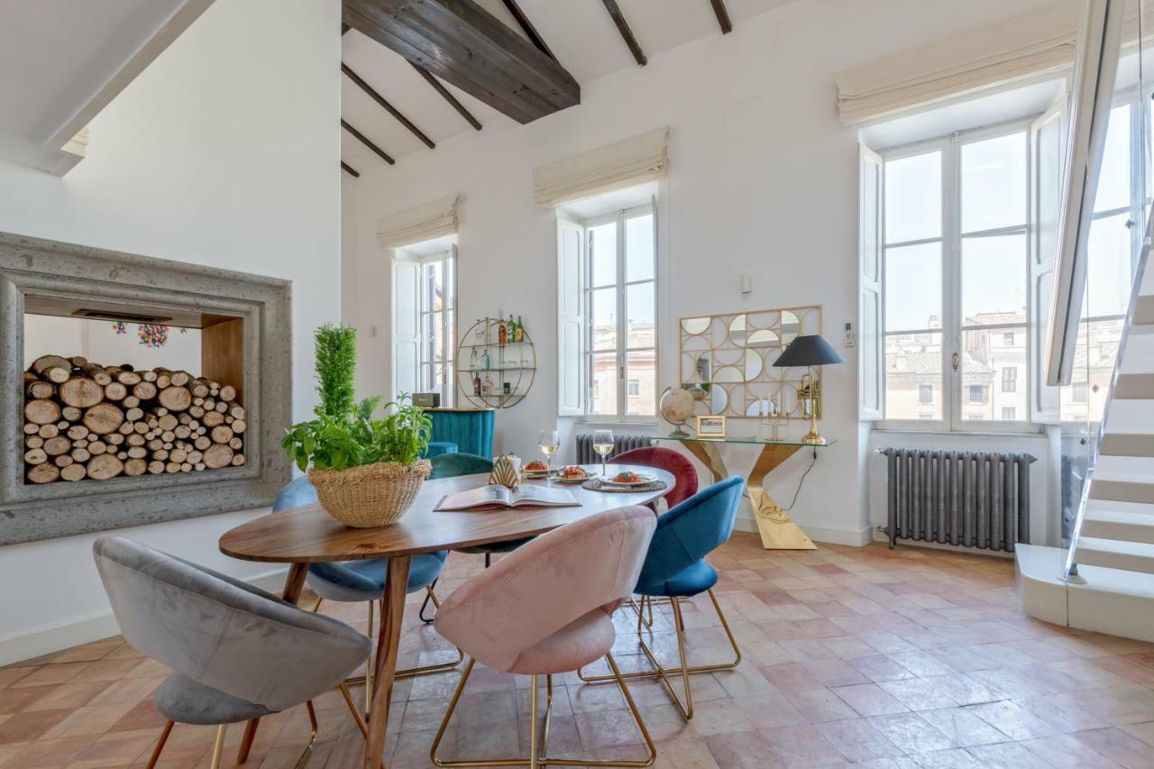 Presidential Penthouse Navona Apartment Roma Ngoại thất bức ảnh